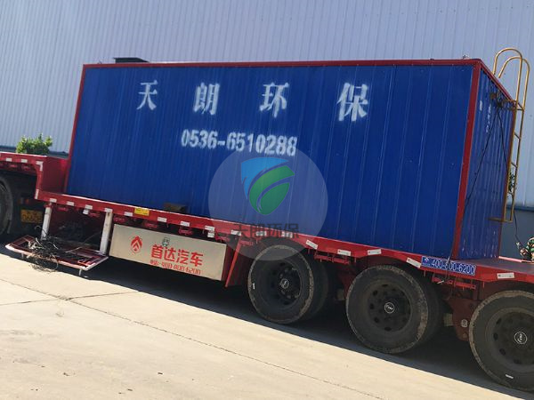 阿勒泰地埋一體化設(shè)備（外加保溫）發(fā)貨