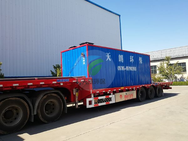 阿勒泰地埋一體化設(shè)備（外加保溫）發(fā)貨